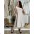 Šaty  letné na ramienka dámske LIDIE (S/M/L ONE SIZE) TALIANSKA MÓDA IM725LIDIE/DUR S/M/L béžová