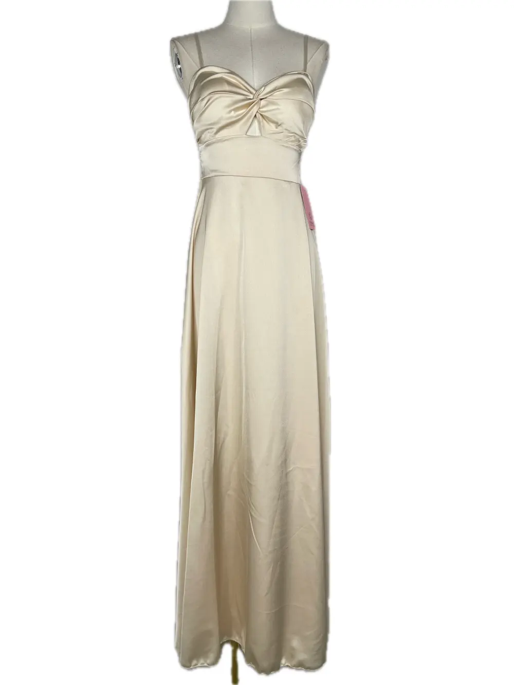 Šaty dlhé elegantné saténové na ramienka dámske (S/M/L ONE SIZE) TALIANSKA MÓDA IMPBB25B26588