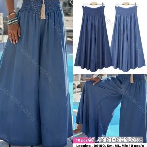 Nohavice dlhé letné haremky dámske (S/M - M/L) FASHION IMWLL2599190