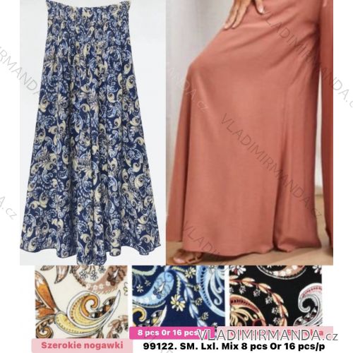 Nohavice dlhé letné haremky dámske (S/M - L/XL) FASHION IMWLL2599160