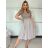 Šaty krtké letné krátky rukáv dámske (S/M/L ONE SIZE) TALIANSKA MÓDA IM425MARIA-L