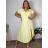 Šaty dlhé letné mušelínové krátky rukáv dámske ANDREA (42/44/46 ONE SIZE) TALIANSKA MÓDA IMWBR251111