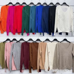 Sveter slabý dlhý rukáv dámsky (S/M/L ONE SIZE) TALIANSKA MÓDA IMWKK252584