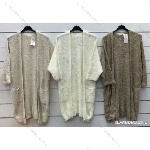 Cardigan pletený dlhý rukáv dámsky (S/M/L ONE SIZE) TALIANSKA MÓDA IMWCP252586