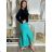 Nohavice dlhé aladinky letné dámske (S/M/L ONE SIZE) TALIANSKA MÓDA IMD24029/DUR bílá S/M/L