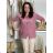 Košeľa oversize dlhý rukáv mušelín dámska  VANESA (S/M/L ONE SIZE) TALIANSKA MÓDA IMWMY25411/DU S/M/L biela