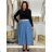 Sukňa dlhá s opaskom dámska NINA (S/M/L ONE SIZE) TALIANSKA MÓDA IM42511112