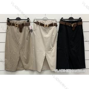 Sukňa dlhá elegantná s opaskom dámska (S/M/L ONE SIZE) TALIANSKA MÓDA IMWCP252593