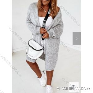 Cardigan pletený teplý dlhý rukáv dámsky (S/M/L ONE SIZE) TALIANSKA MÓDA IMWGS252615