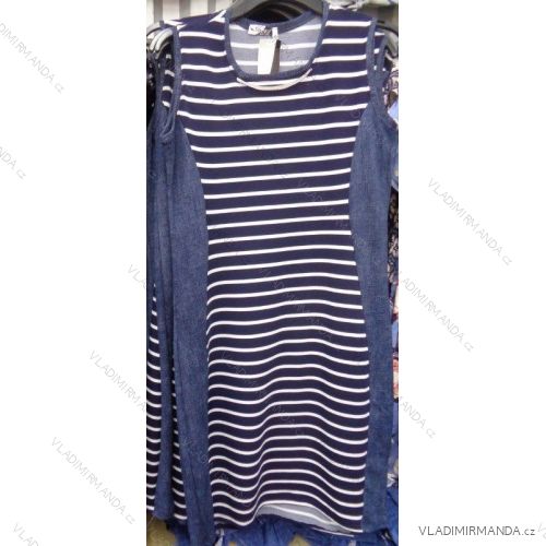 Šaty / tričko dlhé dámske nadrozmerné (xl-3XL) Poľsko moda PM117104