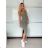 Šaty dlhé letné na ramienka dámske (XS/S/M ONE SIZE) TALIANSKA MÓDA IMWHD252382/DU -   čierna
 -   S / M