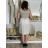 Šaty letné bez rukávu dámske GABI (S/M/L ONE SIZE) TALIANSKA MÓDA IM725103/DUR černá S/M/L