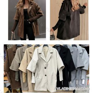Kabát jesenný dlhý rukáv dámsky (S/M/L ONE SIZE) INDICKÁ MÓDA IMWKA252701