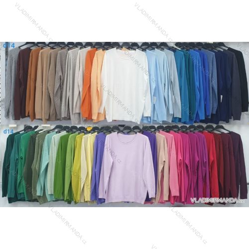 Tričko dlhý rukáv dámske nadrozmer (42/44/46 ONE SIZE) IMWDF252708