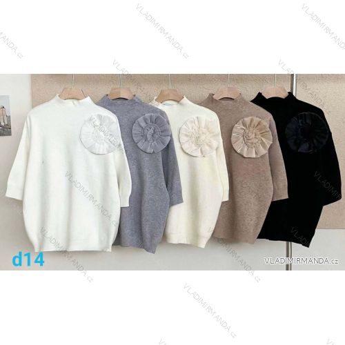 Sveter tenký elegantný dlhý rukáv dámsky (S/M/L ONE SIZE) IMWDF252710