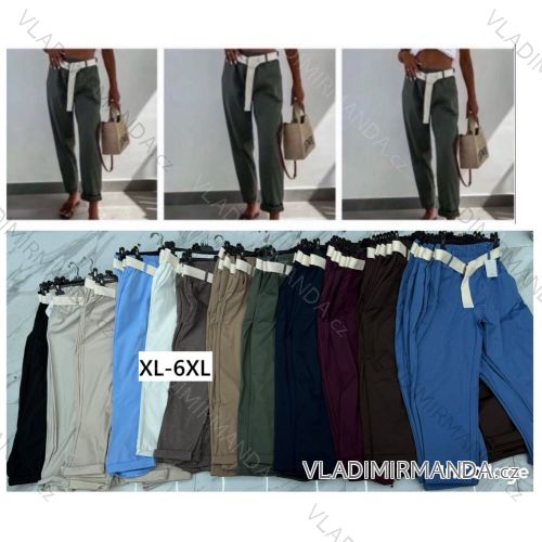 Nohavice outdoorové s opaskom PUNTO MILANO nadrozmer (XL - 6XL) TALIANSKA MÓDA IMWGA252788