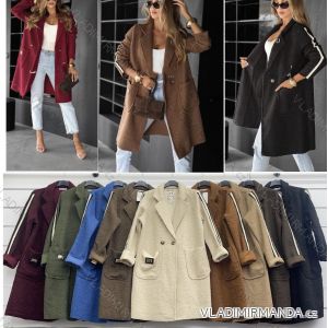 Kabát baránkový 3/4 dlhý rukáv dámsky nadrozmer (42/44/46 ONE SIZE) TALIANSKA MÓDA IMWCL252809