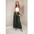 Nohavice dlhé letné s opaskom dámske (S/M/L ONE SIZE) TALIANSKA MÓDA IMD25151