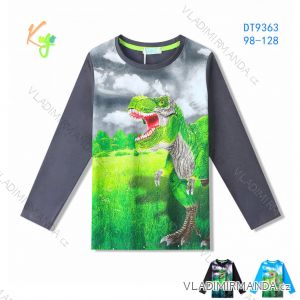Tričko dlhý rukáv detské chlapčenské (98-128) KUGO DT9363