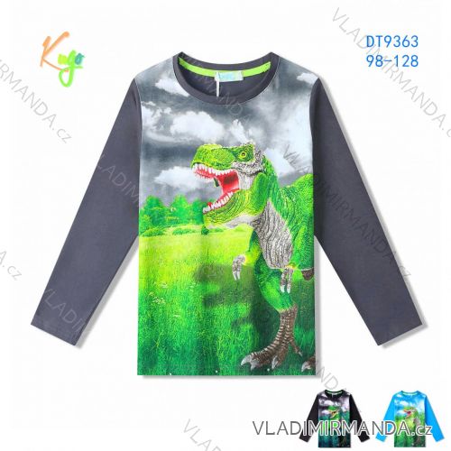 Tričko dlhý rukáv detské chlapčenské (98-128) KUGO DT9363