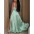 Šaty dlhé elegantné letné dámske LILIEN  (XS/S/M ONE SIZE) TALIANSKA MÓDA IMWGB25952/DR -   růžová fuchsiová -   S / M