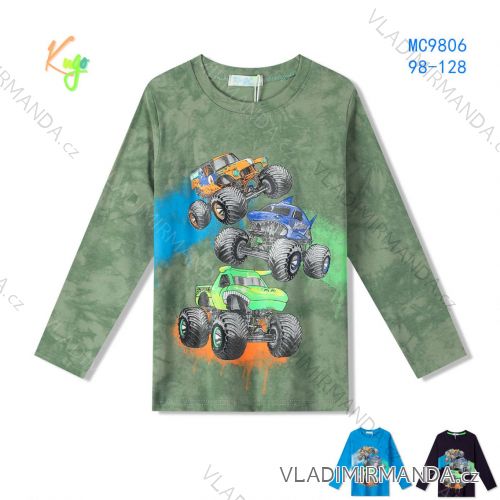 Tričko dlhý rukáv detské chlapčenské (98-128) KUGO MC9806
