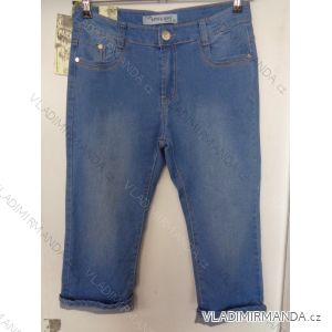 Rifle 3/4 krátke dámske (38-48) SMILING JEANS W286
