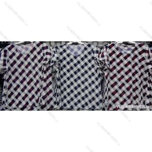 Tričko krátky rukáv dámske nadrozmerné (44-48) OSLIL polski moda PM117031