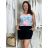 Tielko letné kvetované, bodka a citrónky lemon dámske nadrozmer SUMMER  (M/L/XL ONE SIZE) TALIANSKA MÓDA IMM25M0711XL