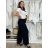Nohavice dlhé letné dámske BETA (S/M/L ONE SIZE) TALIANSKA MÓDA IM425463