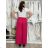 Nohavice dlhé letné dámske BETA (S/M/L ONE SIZE) TALIANSKA MÓDA IM425463/DU S/M/L tmavo ružová