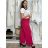 Nohavice dlhé letné dámske BETA (S/M/L ONE SIZE) TALIANSKA MÓDA IM425463/DU S/M/L tmavo ružová
