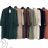 Cardigan s vreckami dlhý rukáv dámsky nadrozmer GITA (46/48/50 ONE SIZE) TALIANSKA MÓDA IMC25337