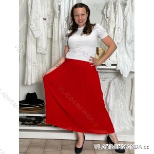 Sukňa letná skladaná dlhá dámska DARINA (S / M / L ONE SIZE) TALIANSKÁ MÓDA IM721064