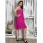 Šaty letné bez rukávu dámske GABI (S/M/L ONE SIZE) TALIANSKA MÓDA IM725103/DUR černá S/M/L
