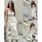 Šaty dlhé elegantné na ramienka dámske (S/M ONE SIZE) TALIANSKA MÓDA IMM24M5120/DU -   béžová -   S / M