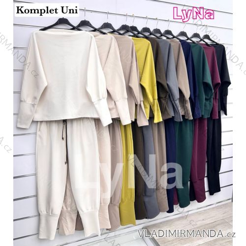 Súprava tepláková mikina dlhý rukáv a tepláky dlhé dámske (S/M/L ONE SIZE) IMWDL252727