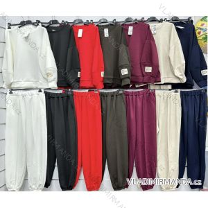 Súprava tepláky a mikina dlhý rukáv dámska (S/M/L ONE SIZE) TALIANSKA MÓDA IMWGM252733