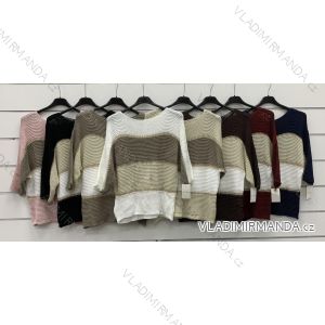 Sveter dlhý rukáv dámsky (S/M/L ONE SIZE) TALIANSKA MÓDA IMWCP252770