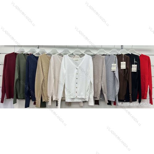 Sveter dlhý rukáv dámsky (S/M/L ONE SIZE) TALIANSKA MÓDA IMWCP252771