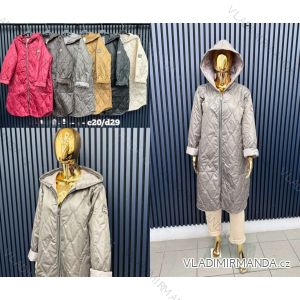 Kabát s kapucňou dlhý rukáv dámsky (S/M/L ONE SIZE) TALIANSKA MÓDA IMWCA252780