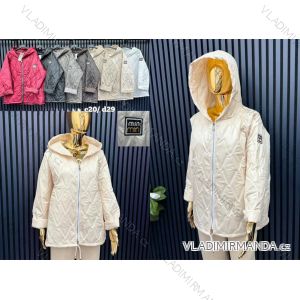 Kabát s kapucňou dlhý rukáv dámsky (S/M/L ONE SIZE) TALIANSKA MÓDA IMWCA252781