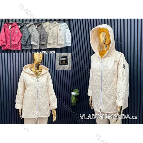Kabát s kapucňou dlhý rukáv dámsky (S/M/L ONE SIZE) TALIANSKA MÓDA IMWCA252781