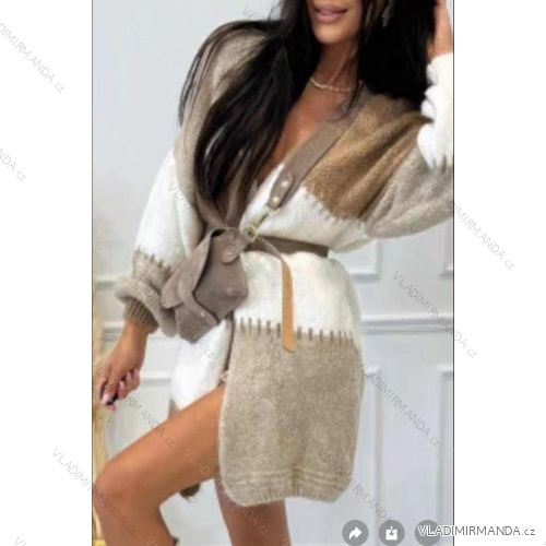 Cardigan dlhý rukáv dámsky (S/M/L ONE SIZE) TALIANSKA MÓDA IMWGS252785