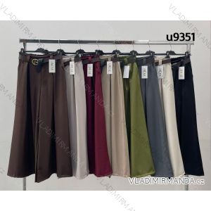 Nohavice dlhé s opaskom dámske (S/M/L ONE SIZE) TALIANSKA MÓDA IMM25M9351