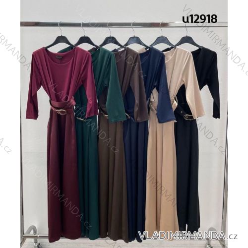Šaty dlhý rukáv dámske (XS/S/M ONE SIZE) TALIANSKA MÓDA IMM25M12918A