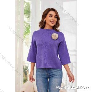 Sveter 3/4 dlhý rukáv dámsky (S/M/L ONE SIZE) IMM25M5986
