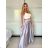 Tielko crop top na ramienka dámske (S/M ONE SIZE) TALIANSKA MÓDA IMPBB22L20824/DU biela