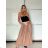Sukňa dlhá s opaskom dámska (S/M/L ONE SIZE) TALIANSKA MÓDA IMM25M7755