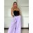 Nohavice elegantné s opaskom dámske (S/M/L ONE SIZE) TALIANSKA MÓDA IMPLI2517303